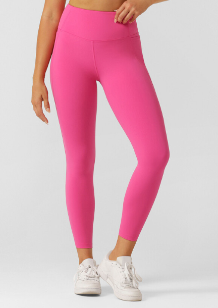 Bright Pink Lorna Jane Twist It NoChafe Pocket Legging