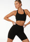 Black Lorna Jane Compress Compact Sports Bra