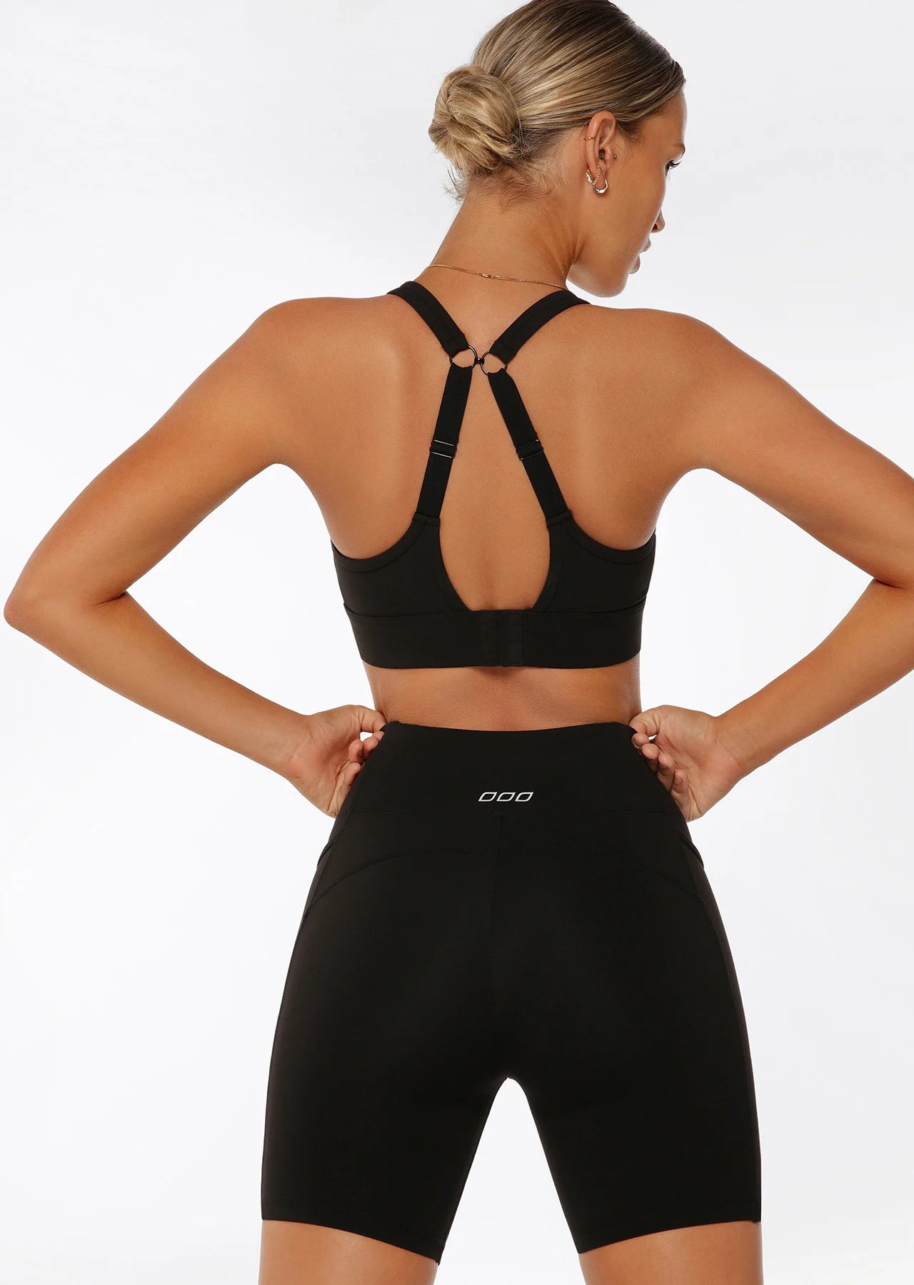 Black Lorna Jane Compress Compact Sports Bra