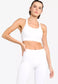 White Lorna Jane Compress Compact Sports Bra